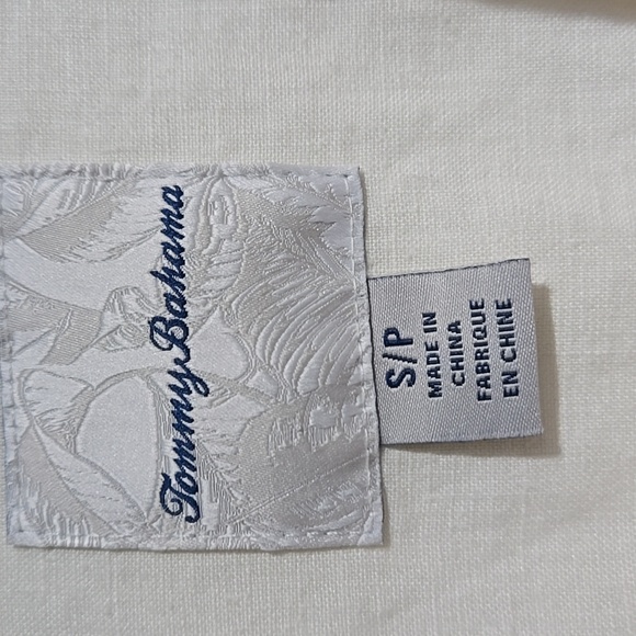 TOMMY BAHAMA WOMEN'S TWO PALMS RAW EDGE 100% LINEN JACKET SMALL WHITE - Picture 6 of 14